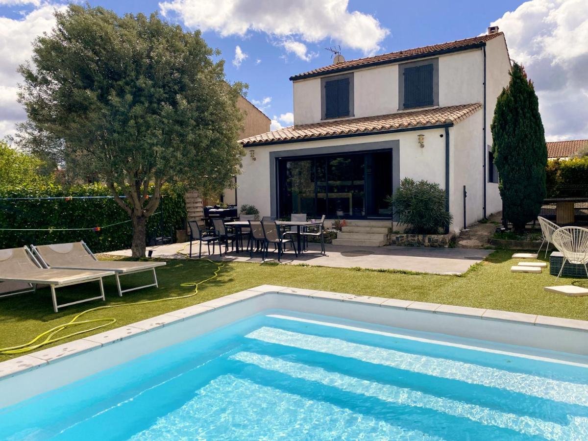 Carcalove - Pool, Billard & Jacuzzi - 10Pax Fonties-d'Aude ภายนอก รูปภาพ